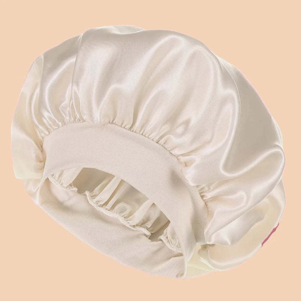 Bonnet en Satin pour cheveux - Protection Douce et Anti-Frissotis